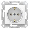 SEDNA Gniazdo pojedyncze z uziemieniem schuko zaciski bezgwintowe białe SDN3001821 SCHNEIDER ELECTRIC