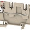 Through terminal block, push-in connection, 0.5-4.0 mm², 1 pole, 32 A, 4 kV, dark beige, 2428930000