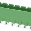 Pin header, 8 pole, pitch 5.08 mm, straight, green, 1936076