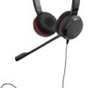 Jabra Evolve 30 II Słuchawki nauszne przewód stereo czarny Wyciszanie hałasów, redukcja szumów mikrofonu zestaw słuchawk
