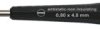 ESD screwdriver, 4 mm, slotted, BL 60 mm, L 170 mm, 4-609