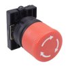 Techna PtecMushT30 30mm Emergency Stop Button Switch Plastic
