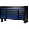 Draper 10747 BUNKER® 15 Drawer Workbench Roller Tool Cabinet, 61", Blue