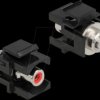 86741 Keystone Module RCA female > RCA female red / black