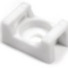 Mounting base, PA, white, (L x W x H) 21.8 x 15.8 x 9.4 mm, 151-30703