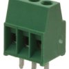 Blok zacisków do płytki drukowanej, seria: Buchanan 3 -pinowe raster 2.54 mm 1-rzędowe TE Connectivity