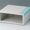 ABS enclosure, (L x W x H) 260 x 245 x 124 mm, gray white (RAL 9002), IP40, B2210205