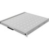 Wysuwana półka do szaf rack 19 500mm szara lanberg (1u/445x500mm udźwig do 35kg, montaż 4 punktowy) AK-1021-S
