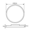 Lampa sufitowa LED ESYLUX EO10850653 EO10850653 5700 lm biały