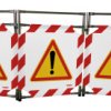 Bariera ochronna Bariera składana Red, White