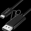CUA0120 USB Type-C to DisplayPort connector, adapter cable, 1.8 m