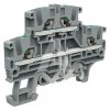 Złączka push-in EFD.2/E/GR, szara, 2-piętrowa z PE, 2,5 mm²