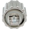 Conec 17-10013 RJ45 IP67 Plug Cat.5e Bayonet Locking Metallised Plastic Coupling
