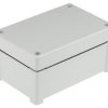 Obudowa ABS szerokość zew. 122,2 mm długość zew. 187,2 mm wys. zew. 89,9 mm Fibox IP65 Szary