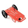 Feetech FT-MC-001-KIT 2WD 2-kołowe podwozie robota (aluminium) + serwa FM90