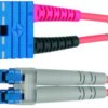 FO duplex adapter cable, SC to LC, 3 m, OM1, multimode 62.5/125 µm, 100012334