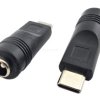 Przejście DC GN 2,1/5,5mm WT USB-C adapter