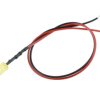 Yellow Diffused Lens Prewired 5mm LED 20cm 12V
