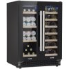 Baridi DH96 40 Bottle/120 Can Undercounter Dual Zone Wine Fridge Cooler 60cm