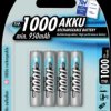5030882 ANSMANN 4x 1000 mAh, NiMh, Micro AAA