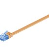Kabel płaski Patchcord CAT 6a U/UTP RJ45/RJ45 2m pomarańczowy