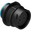 Socket housing, 20 pole, crimp connection, bayonet locking, straight, AHDP04-18-20SR-SRA