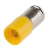 Lampka kontrolna Żółty 48V ac/dc Rowek miniaturowy LED średnica 6.1mm długość 16mm