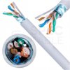 Kabel sieciowy F/UTP kat.5e skrętka 4x2x0,48mm wewnętrzny PVC szary linka Alantec