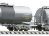 Wagon cysterna Liliput L260115 N 2 szt. Zestaw 4-osiowy. Cysterna BTA serii SBB-CFF