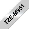 Brother TZEM951 TZE-M951 label-making tape Black on silver
