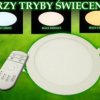 Panel led okragły Round 6W 230V WW+DW+CW pilot