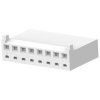 Socket housing, 8 pole, pitch 2.54 mm, straight, natural, 1375820-8