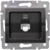 LOGI Gniazdo komputerowe pojedyncze (RJ45Cat 6 Jack) Grafit 25286