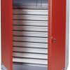 Küpper 70692 Szafka narzędziowa wysoka (S x W x G) 91 x 110 x 45 cm czerwony, srebrny