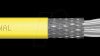 DK-1745-A-VH-10 Network cable, Cat.7a, S/FTP, yellow, 1000m