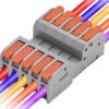 Konektor szybkozłączka 5 kanałowa zatrzaskowa 0,2-4mm²/0,14-4mm² 32A 250V
