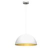 Lampa Wisząca Beta White/Gold 1Xe27 35Cm Mlp7897 Milagro