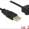 85462 Cable USB 2.0 A male > USB 2.0 A female, 25 cm