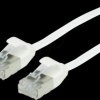 21441699 Cat.6a slim patch cable, U/FTP, white, 0.3m