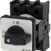 Load-break switch, rotary actuator, 3 pole, 25 A, (W x H x D) 49 x 70 x 94 mm, flush mounting, 038724