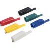 VOLTCRAFT MSK-106 Alligator clip set 2 mm jack connector Red Black Yellow Blue