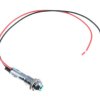 Green 8mm Prewired Panel Indicator LED Light 12V