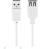 Przedłużacz Usb 2.0 Hi-Speed, Biały - Długość Kabla 3 M