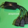 Hub usb 2.0 4 porty na kablu