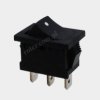 Przeł. koł. mały 3pin/2poz czarny 4A on-on HSN