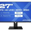 JAPANNEXT Monitor EEK E (A - G) 68.6 cm (27 cal) 3840 x 2160 px 16:9 5 ms LCD (IPS)