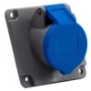 Gniazdo Przemysłowe Tablicowe Skośne 16A 3P 250V/Fe/