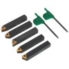 Sealey SM3025CS2 Indexable 8mm Lathe Turning Tool Set 5pc