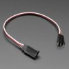 Adafruit Shrouded Servo to Premium Male Jumper Wires Cable - 17cm long
