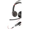 HP Poly 8X231AA Blackwire C5220 On-ear headset Stereo Black Noise cancelling